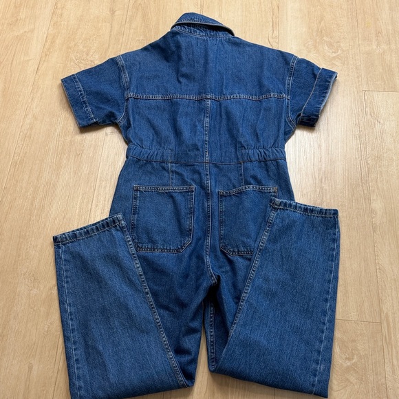 We the free Stylish Blue Denim Jumpsuit, SIZE MEDIUM - Picture 3 of 8